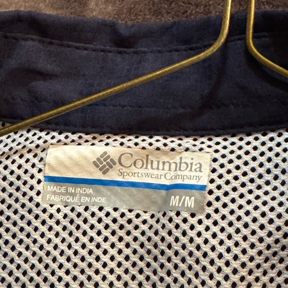 Columbia Sleeveless Button-Down Shirt - Navy Blue, Worn Once!!! - Picture 4 of 4